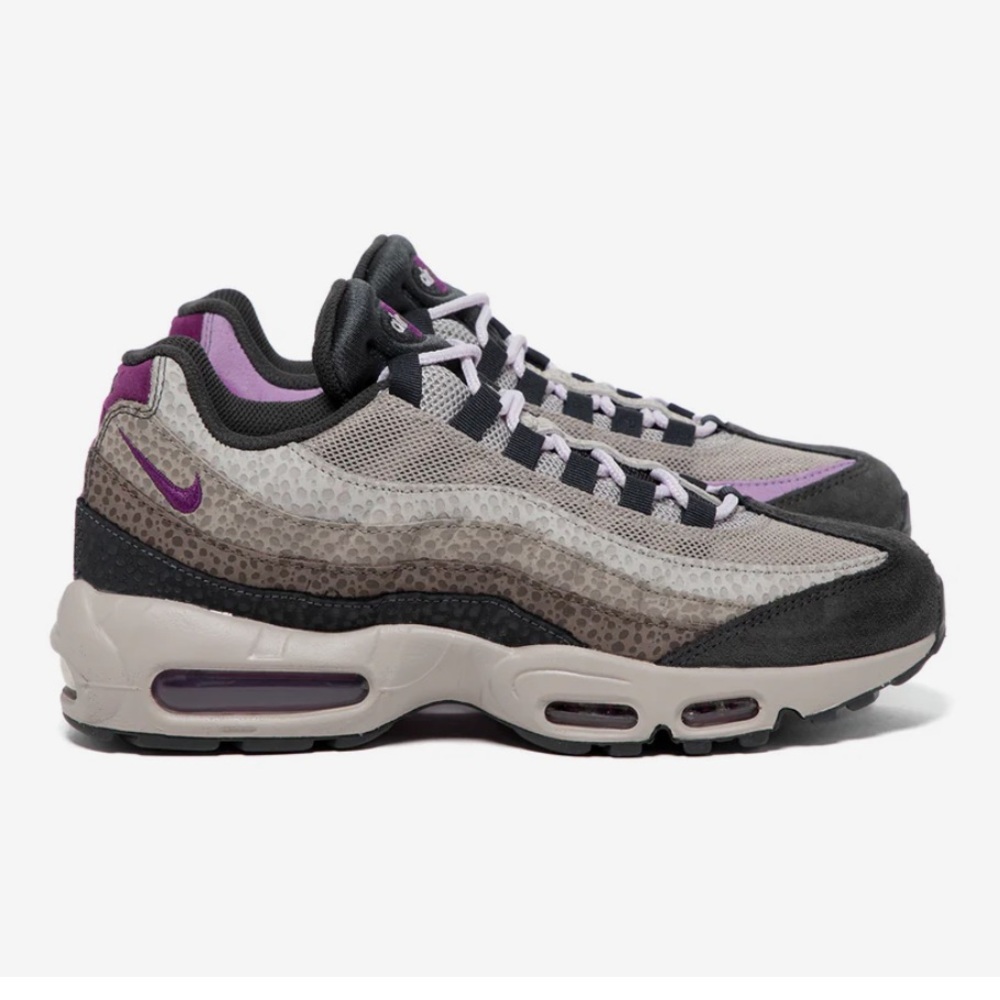 NIKE Air Max 95 Viotech Anthracite Safari Suede Women's 9 - Picture 4 of 12